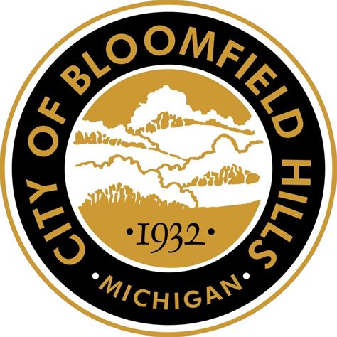 City of bloomfield hills - Mar 1, 2023 · City of Bloomfield Hills, Michigan 2022 Millage Rates Notes: 1. PRE = Personal Residence Exemption 2. 1 mil = $1 of tax for each $1,000 of Taxable Value. 4. Add 3/4 of 1% penalty per month after August 31, 2022 6. Add 3% penalty to payments made February 15-February 28, 2023 7. Beginning March 1, 2023 all unpaid 2022 taxes must 